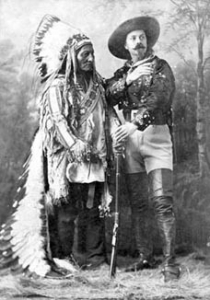 Buffalo Bill with Sitting Bull.