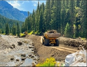 Videos Show Big Progress on Repairing Washed-Out Roads in Yellowstone 2