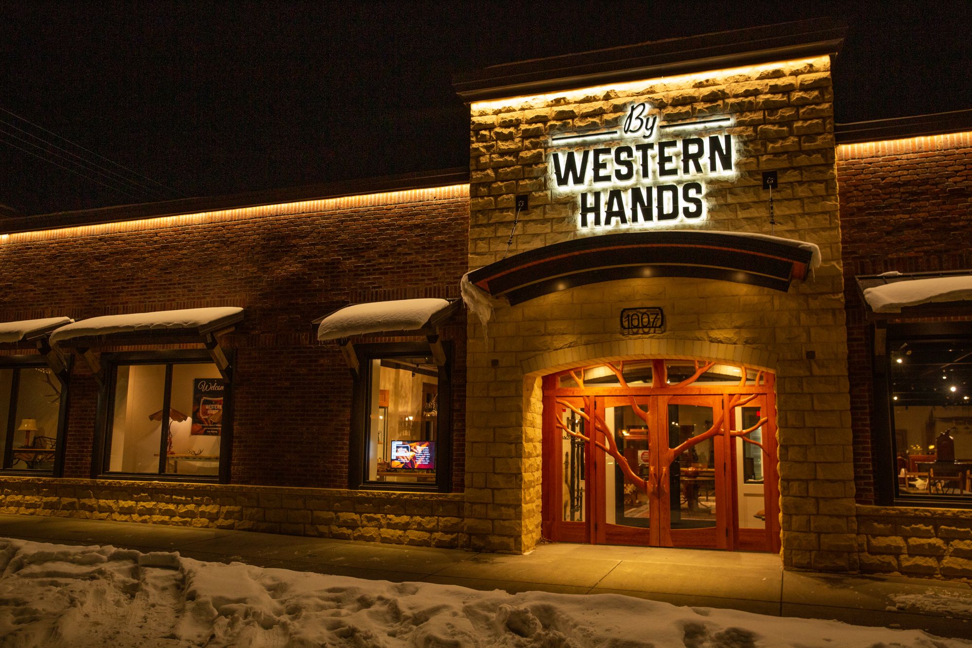 The exterior of By Western Hands in Cody Yellowstone