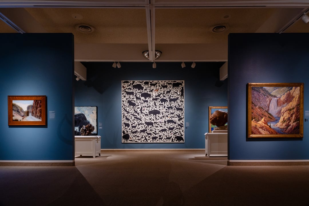 The art gallery at Buffalo Bill Center of the West in Cody Yellowstone